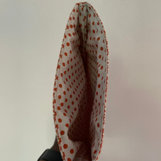 Terracotta Meadow Floral Quilted Book Sleeve - Padded Protector